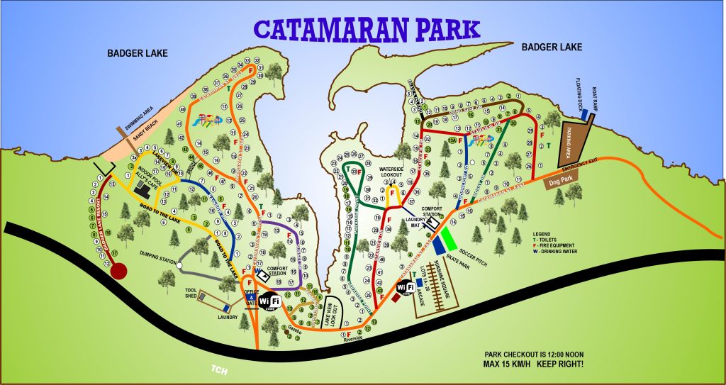 Catanaran Park Map